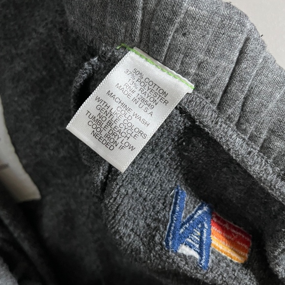 Aviator Nation 4 Stripe Joggers Sweatpants - Men's Size L - Gray - Picture 6 of 9